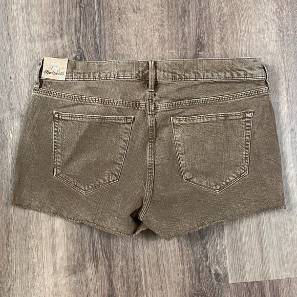 NWT Madewell Burnt Sienna Cut-Off Denim Jean Shorts Sz 27 - Picture 9 of 11